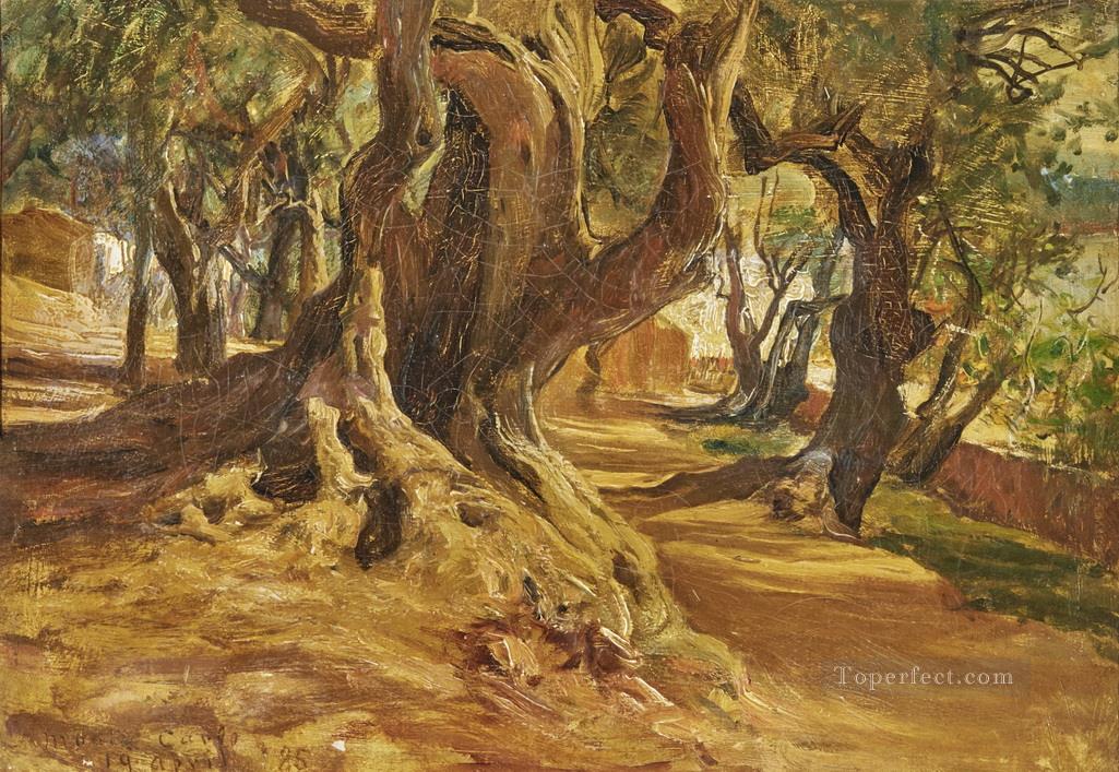 TREE COFFRE Frederick Arthur Bridgman Peintures à l'huile